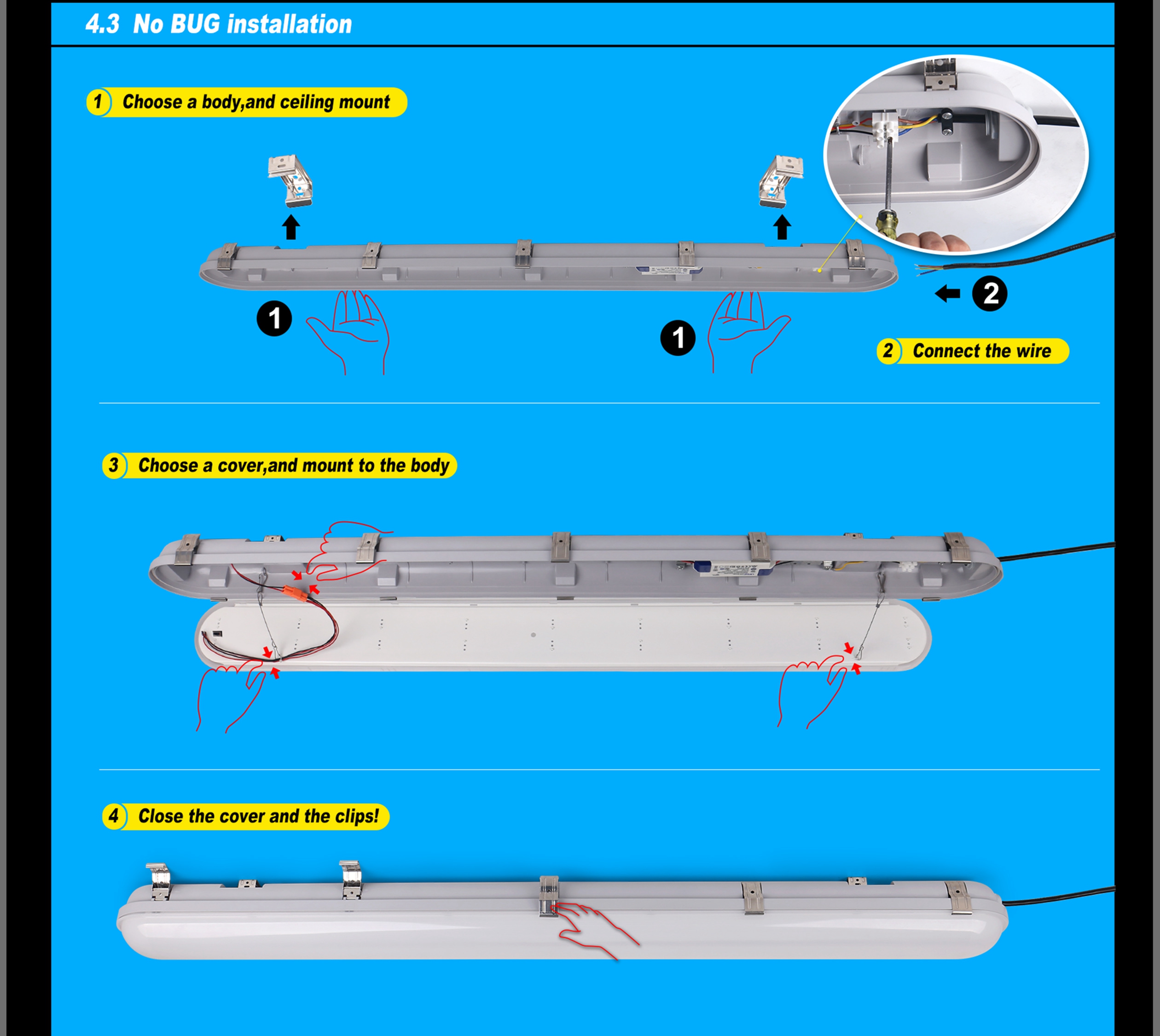 LED tri-proof light